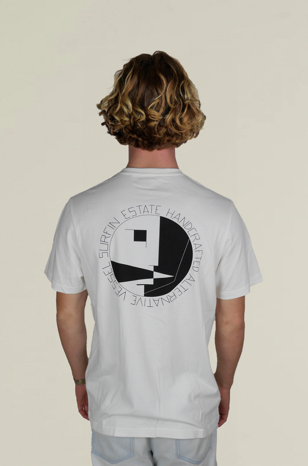 Tee-Shirt MC "Bauhaus" blanc